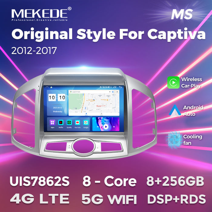 Suitable for 12-17 chevrolet captiva large screen car android navigation wireless carplay