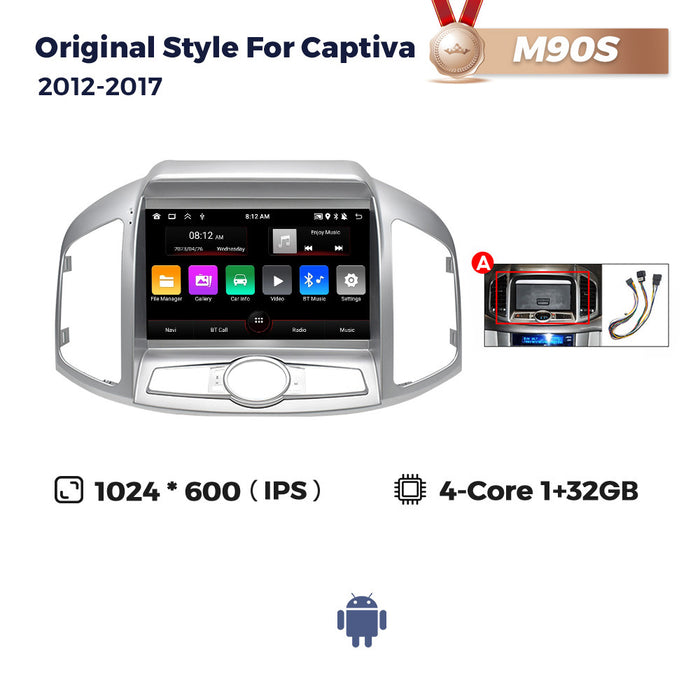 Suitable for 12-17 chevrolet captiva large screen car android navigation wireless carplay