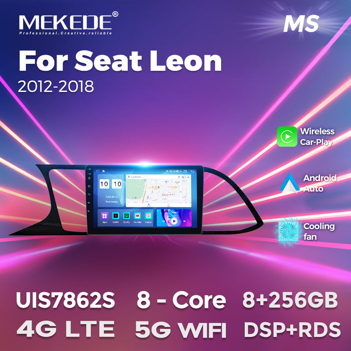 Suitable for 12-18 seat leon car large screen android navigator wireless carplay
