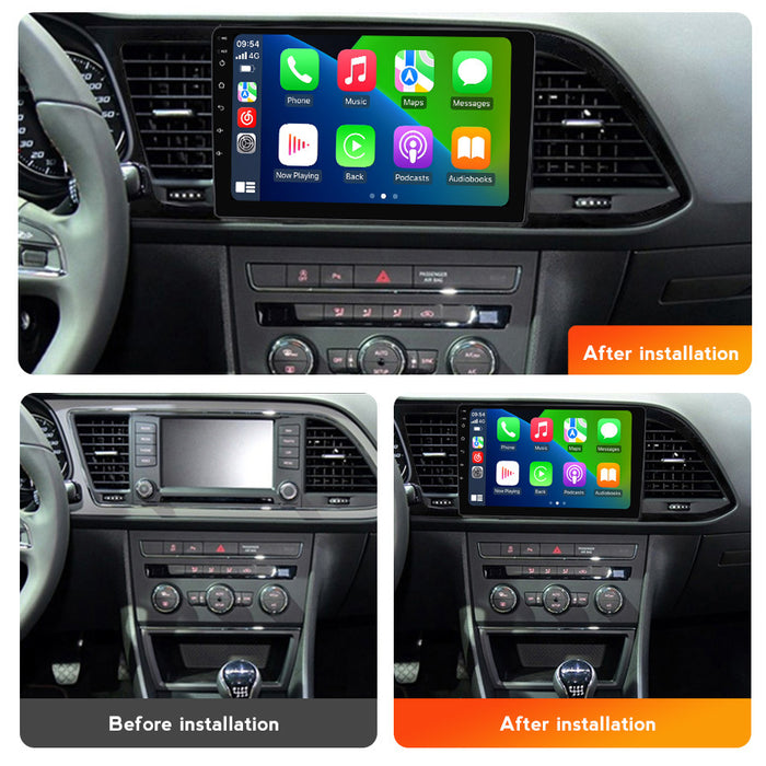 Suitable for 12-18 seat leon car large screen android navigator wireless carplay