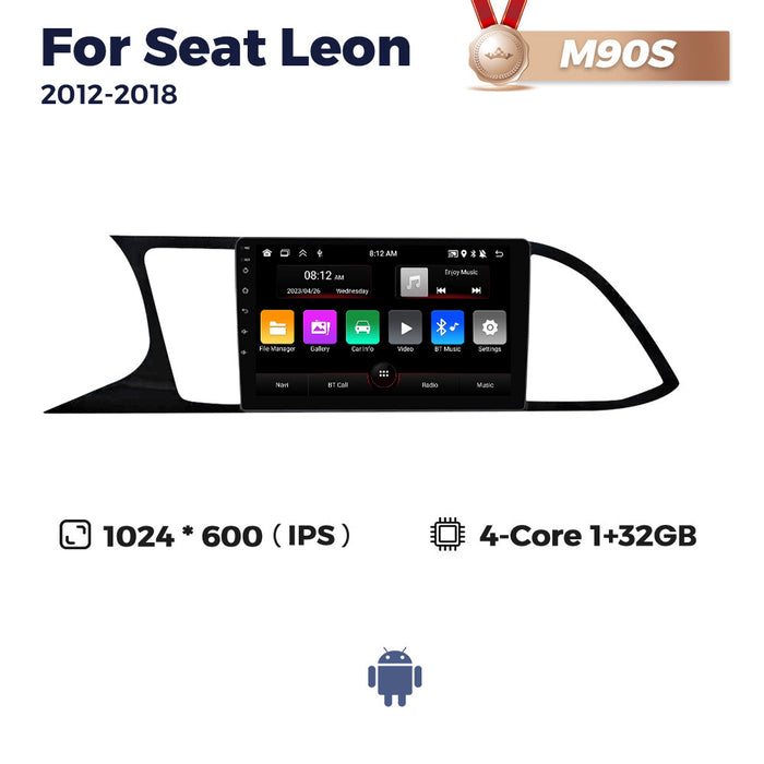 Suitable for 12-18 seat leon car large screen android navigator wireless carplay