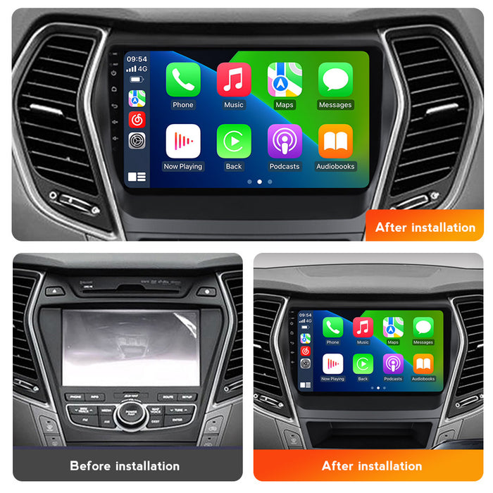 Suitable for 13-17 hyundai ix45 santa fe car android navigator central control gps navigation carplay