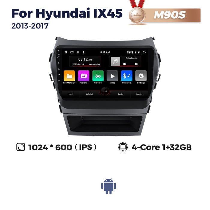 Suitable for 13-17 hyundai ix45 santa fe car android navigator central control gps navigation carplay