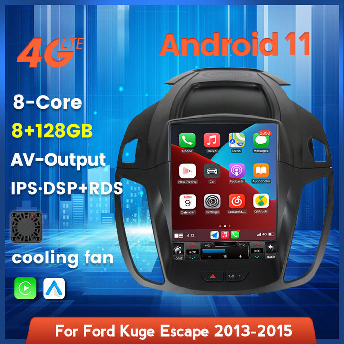 Suitable for 13-18 ford escape kuga vertical screen navigation android car navigation wireless carplay
