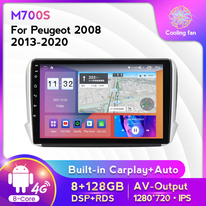 Suitable for 13-20 peugeot 2008 peugeot 2008 android car navigation wireless carplay