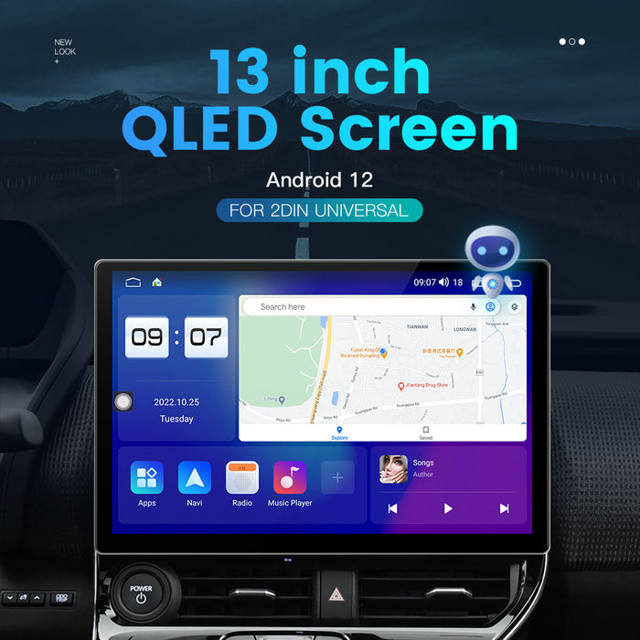 Suitable for 13inch large screen host 13inch 7862/9863 android car navigation wireless carplay