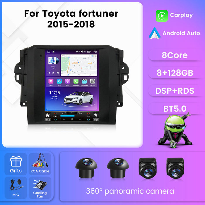 Suitable for 15-18 toyota fortuner and runner models, vertical screen car android navigation system, cross-border
