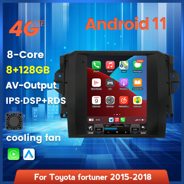 Suitable for 15-18 toyota fortuner and runner models, vertical screen car android navigation system, cross-border