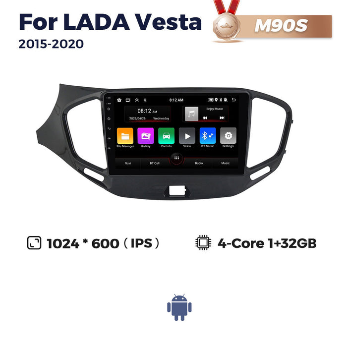 Suitable for 15-20 models of lada vesta car android central control gps navigation/wireless carplay