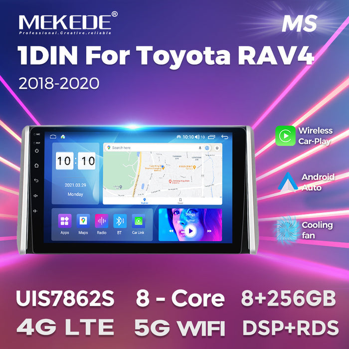 Suitable for 1din toyota rav4 2018-2020 toyota rav4 android car smart central control navigator
