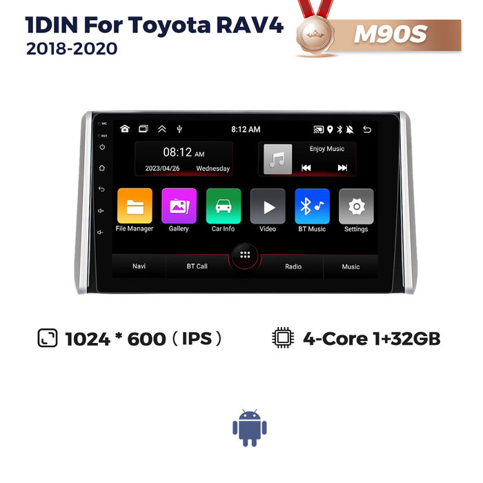 Suitable for 1din toyota rav4 2018-2020 toyota rav4 android car smart central control navigator