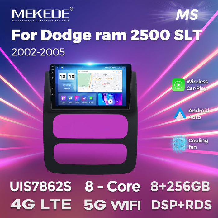 Suitable for 2002-2005 dodge ram 2500 slt ram car android large screen smart navigator