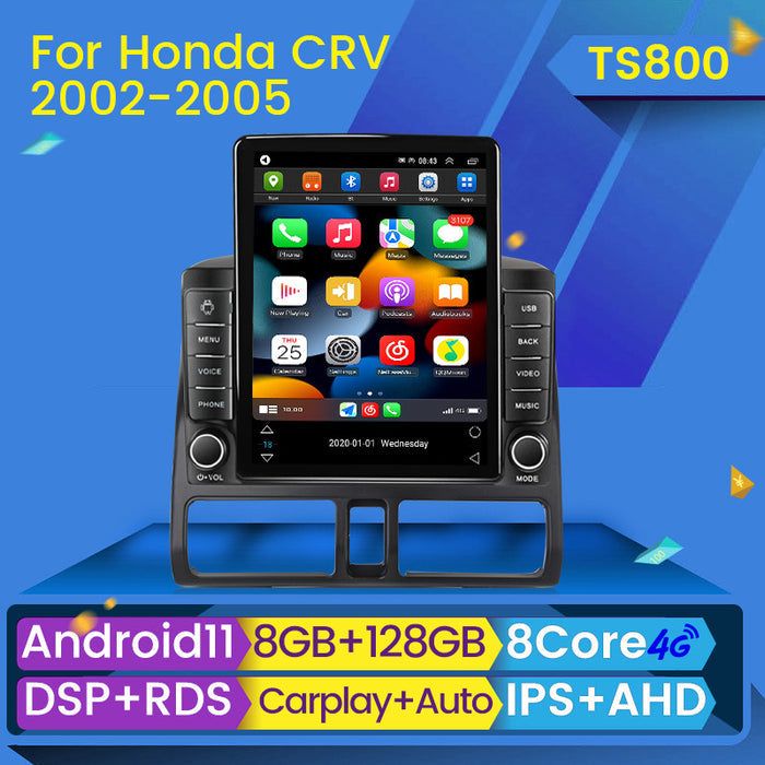 Suitable for 2002-2005 honda crv tk vertical screen car android navigation system wireless carplay head unit