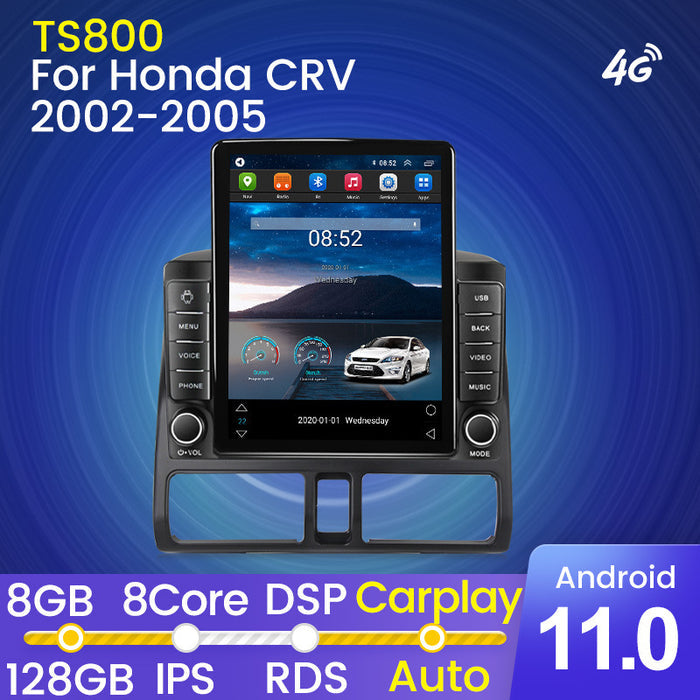 Suitable for 2002-2005 honda crv tk vertical screen car android navigation system wireless carplay head unit
