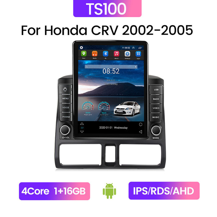 Suitable for 2002-2005 honda crv tk vertical screen car android navigation system wireless carplay head unit