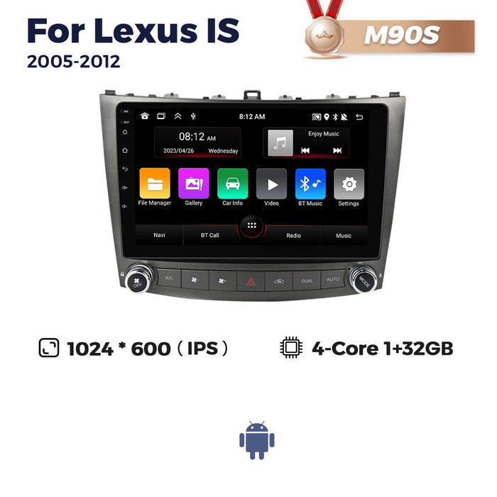 Suitable for 2005-2012 lexus is250 lexus is large screen car smart android navigator
