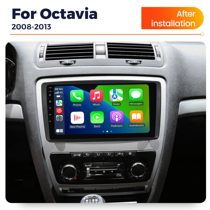 Suitable for 2008-2013 skoda octavia large screen android car navigation host