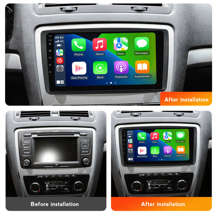 Suitable for 2008-2013 skoda octavia large screen android car navigation host