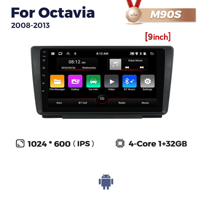 Suitable for 2008-2013 skoda octavia large screen android car navigation host