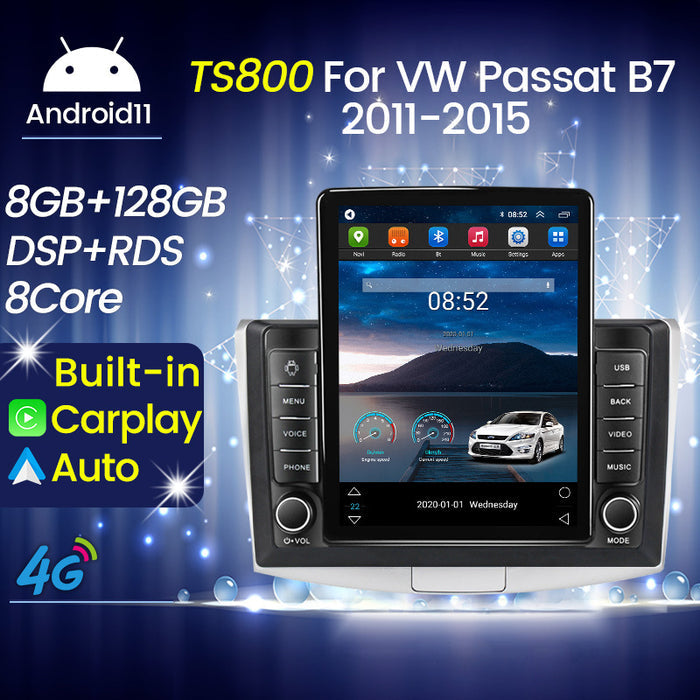 Suitable for 2011-2015 vw passat b7 volkswagen magotan cc vertical screen android navigator carplay