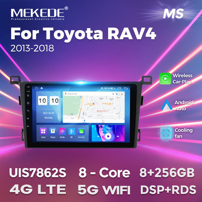 Suitable for 2013-2018 toyota rav4/rav4 prime android head units with wireless carplay (fang yi tong compatible)