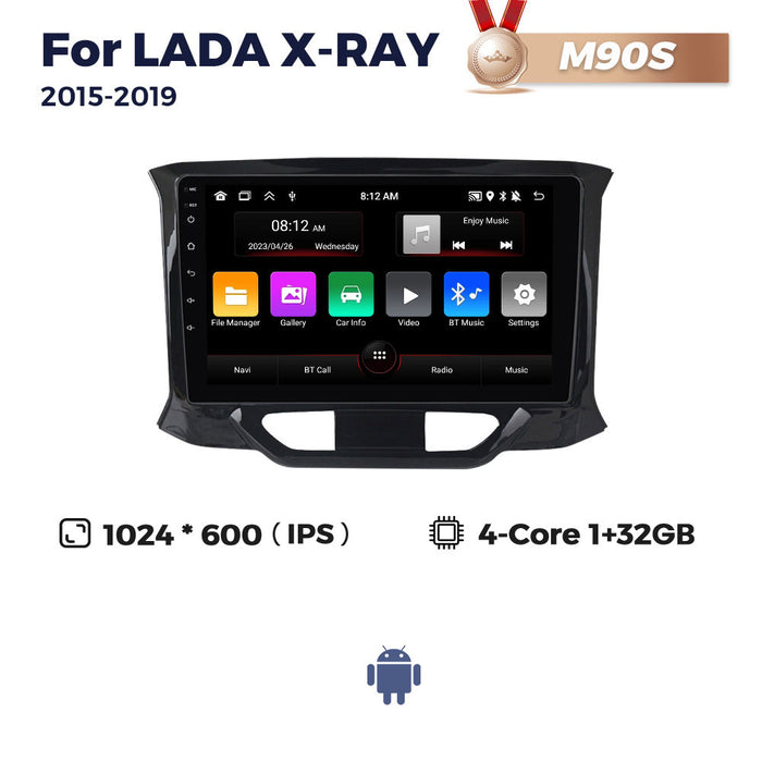 Suitable for 2015-2019 lada x-ray car android central control gps navigation/smart carplay