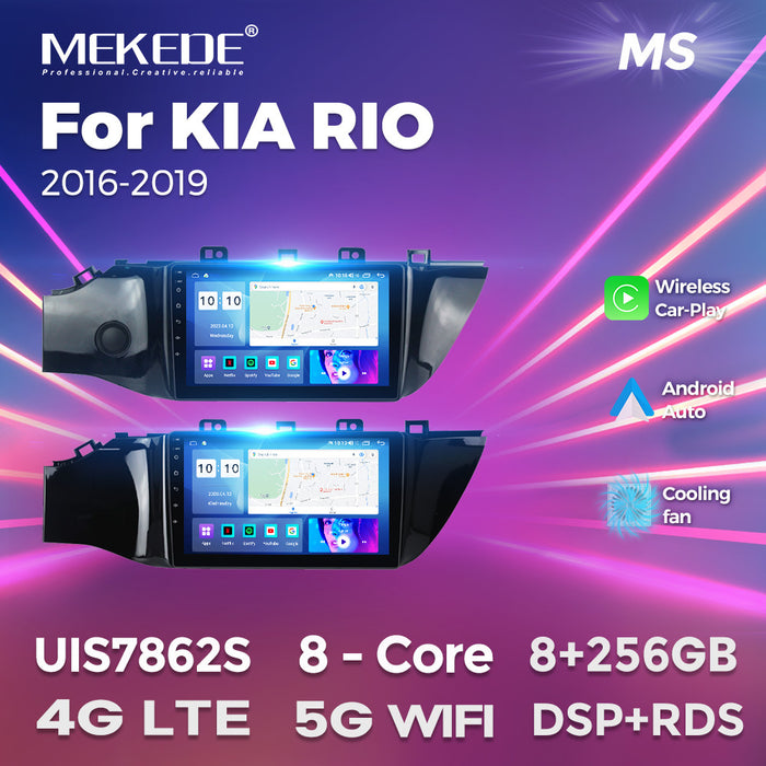Suitable for 2017 kia k2 rio android head unit car navigation system with wireless carplay