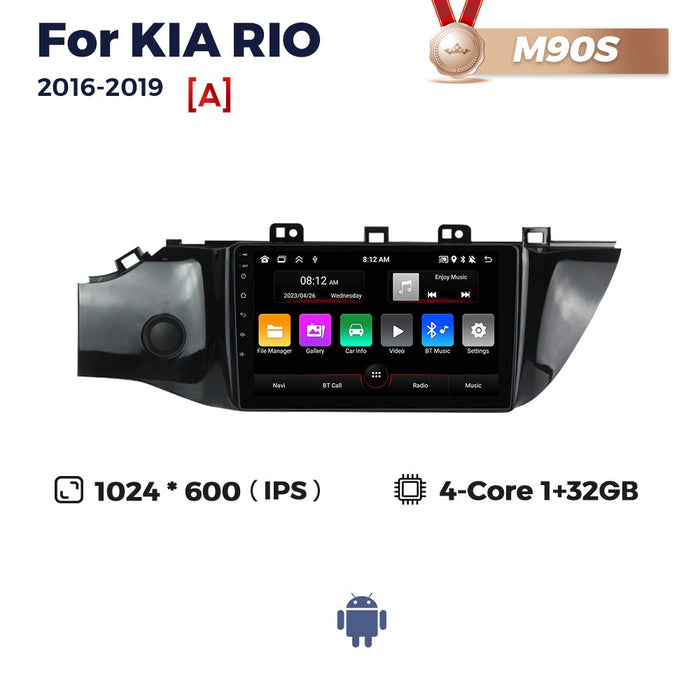Suitable for 2017 kia k2 rio android head unit car navigation system with wireless carplay