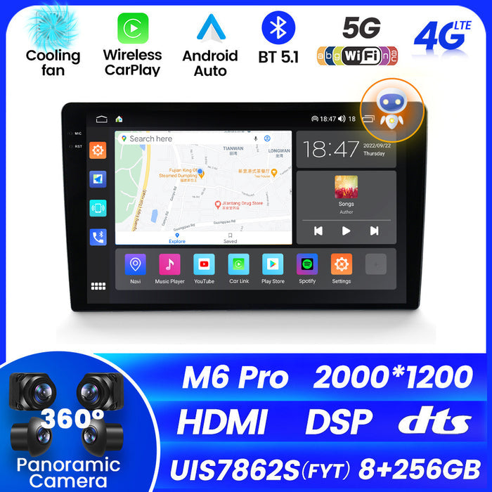 Suitable for 2k resolution 9.5inch / 10.36inch classy car android navigator fitting screen host 7862s