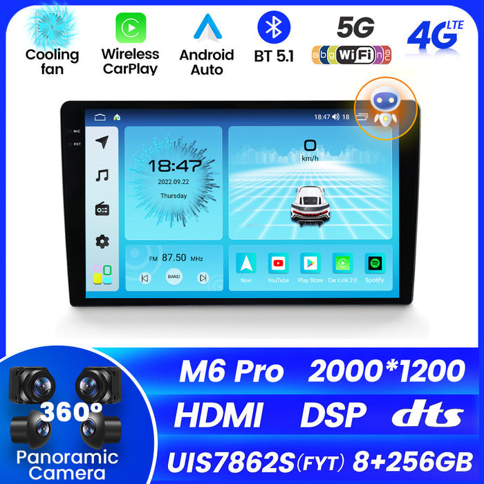Suitable for 2k resolution 9.5inch / 10.36inch classy car android navigator fitting screen host 7862s