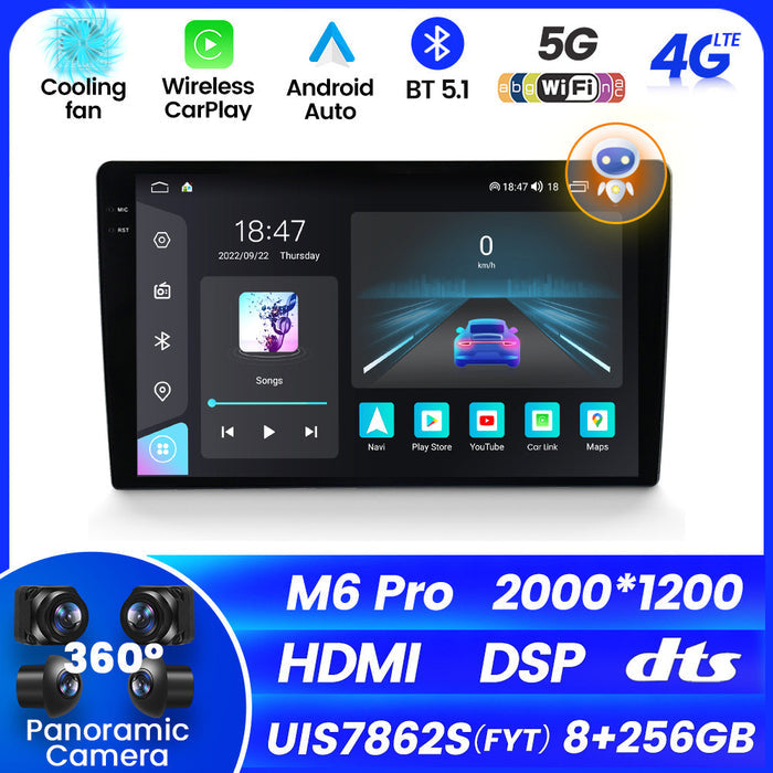 Suitable for 2k resolution 9.5inch / 10.36inch classy car android navigator fitting screen host 7862s