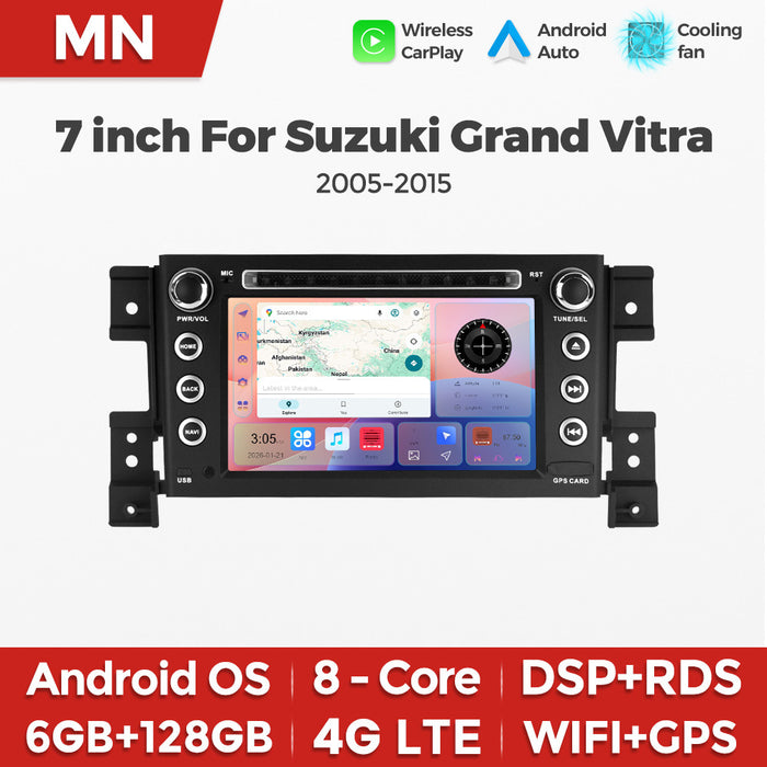 Suitable for 7inch -suzuki grand vitara 05-15 suzuki super vitara android smart navigation