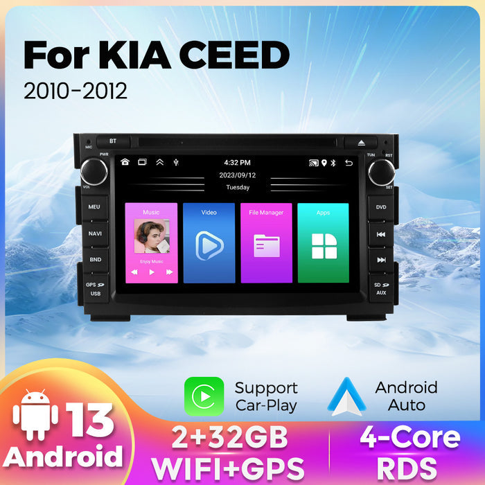 Suitable for 7inch-8227-for kia ceed 2010-2012 kia ceed android smart navigation