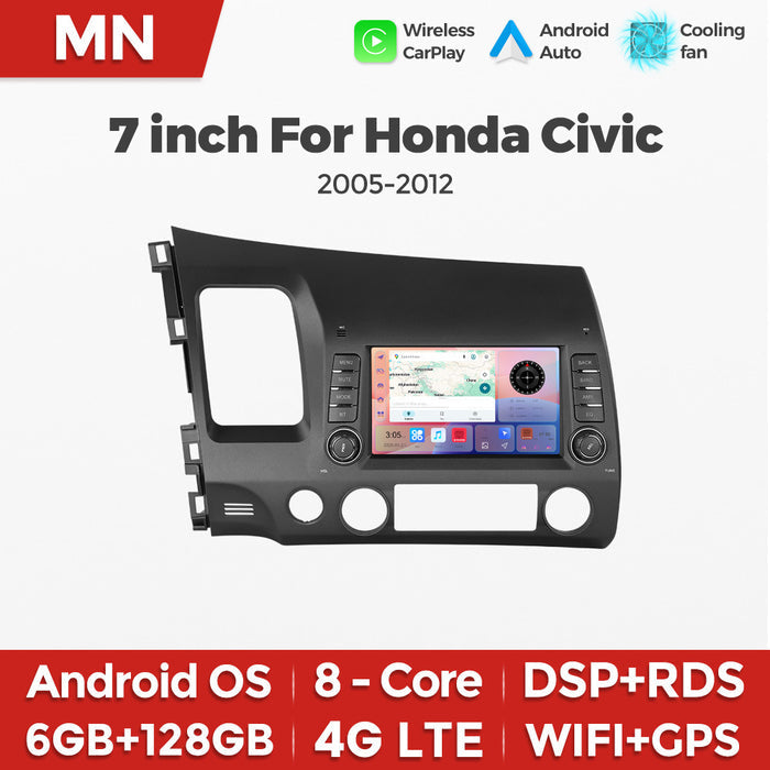 Suitable for 7inch honda civic 2005-2012 honda civic original car style grids car android navigator