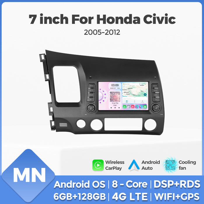 Suitable for 7inch honda civic 2005-2012 honda civic original car style grids car android navigator