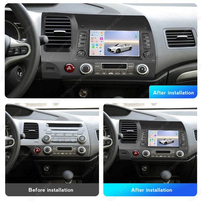Suitable for 7inch honda civic 2005-2012 honda civic original car style grids car android navigator