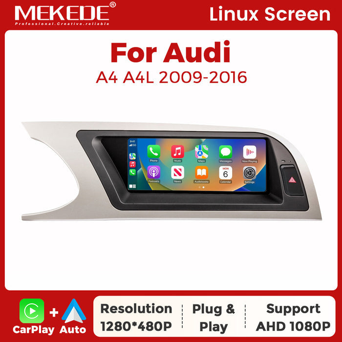 Suitable for 8.8" audi a4 2009-2012 audi a4l linux restoration large screen wireless carplay