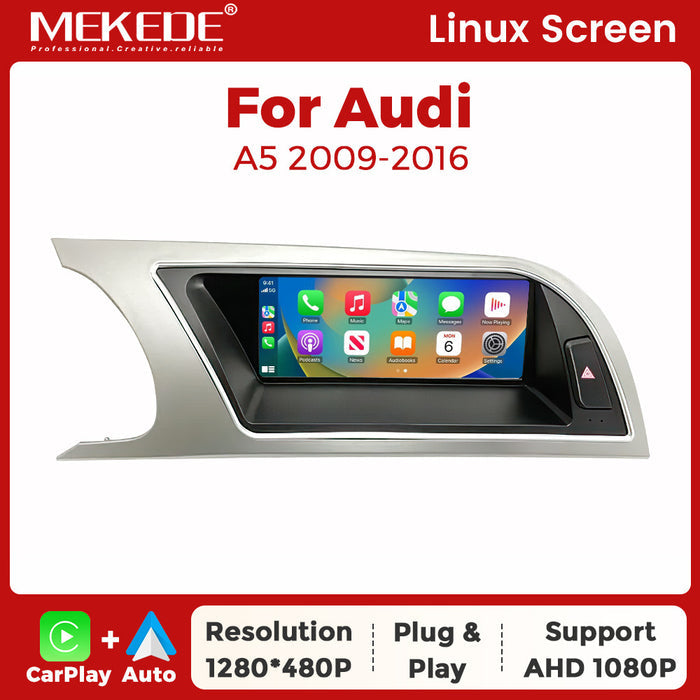 Suitable for 8.8" audi a5 2009-2016 audi a5l linuxrestoration large screen wireless carplay