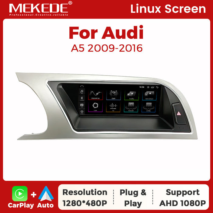 Suitable for 8.8" audi a5 2009-2016 audi a5l linuxrestoration large screen wireless carplay