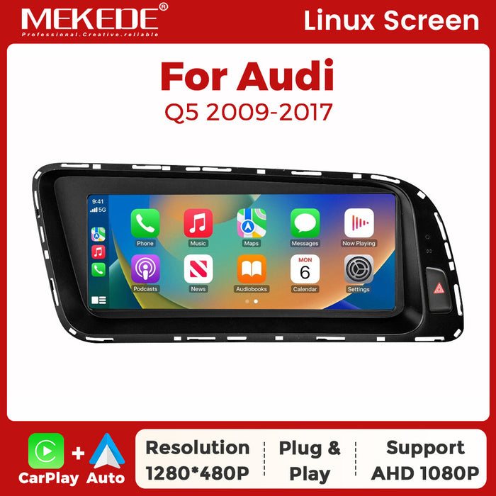 Suitable for 8.8" audi q5 2009-2017 audi q5 linux restoration large screen wireless carplay