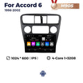 Suitable for 98-02 honda sixth generation accord accord6 android large screen car navigation wireless carplay