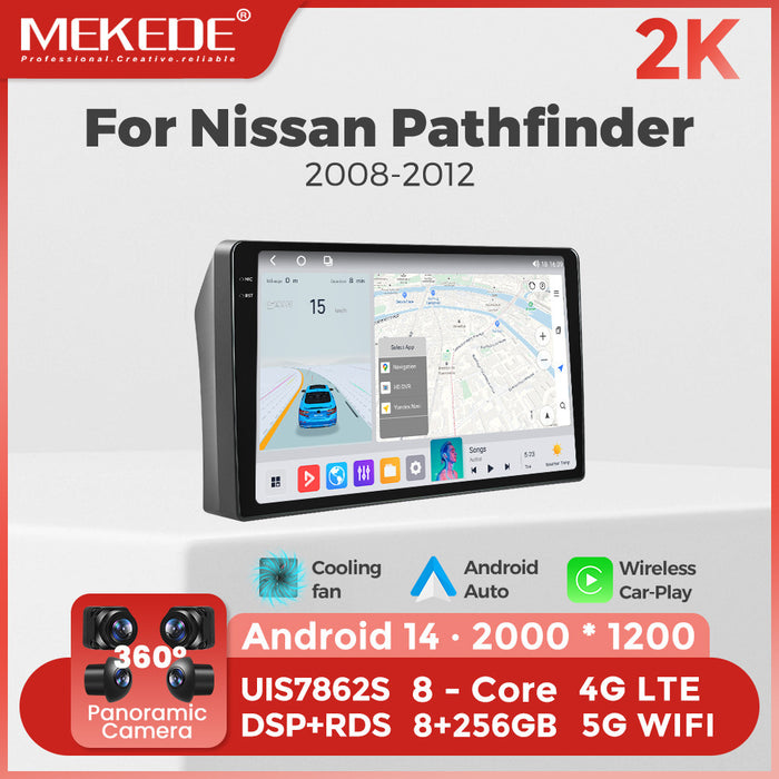 Suitable for 9inch nissan pathfinder 2008-2012 nissan pathfinder android navigator