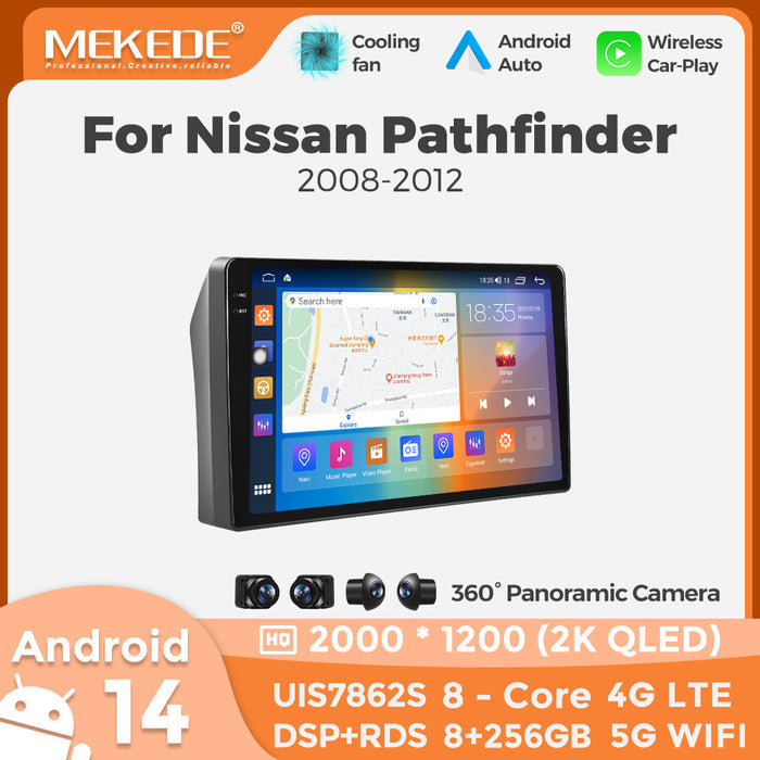 Suitable for 9inch nissan pathfinder 2008-2012 nissan pathfinder android navigator