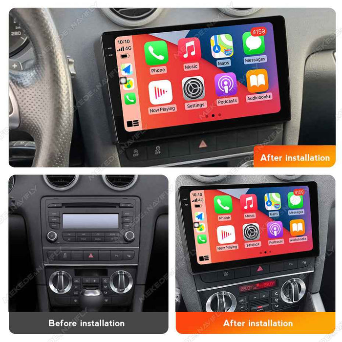 Suitable for Audi A3 2003-2013 Android large screen central control car navigation radio screen carplay