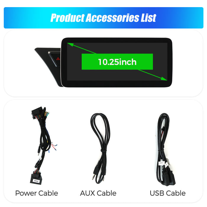 Suitable for audi a4 a4l a5 2008-2016 audi a4 linux modified large screen wireless carplay