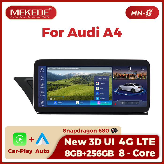 Suitable for Audi A4 A5 B8 2009-2016 Android large screen central control car navigation Bluetooth Carplay