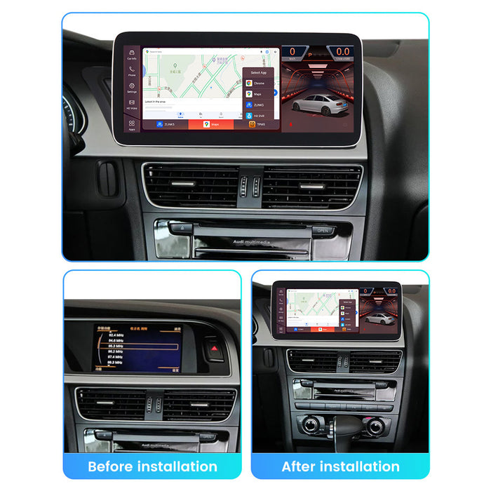 Suitable for Audi A4 A5 B8 2009-2016 Android large screen central control car navigation Bluetooth Carplay