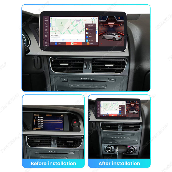 Suitable for Audi A4 A5 MINI2G Android large screen central control car navigation Bluetooth Carplay