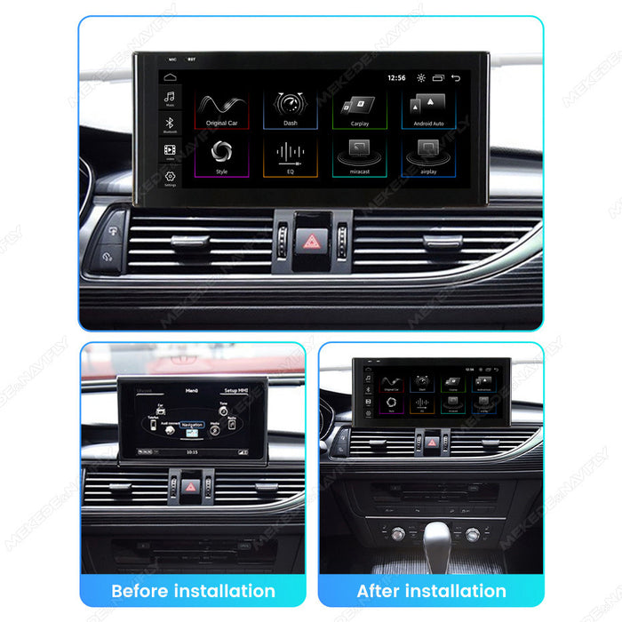 Suitable for audi a6 a6l a7 rs6 s6 s7 audi a6 linux large screen wireless carplay