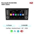 Suitable for Audi A6 S6 RS6 97-04 unilateral button Android large screen central control navigation Bluetooth radio